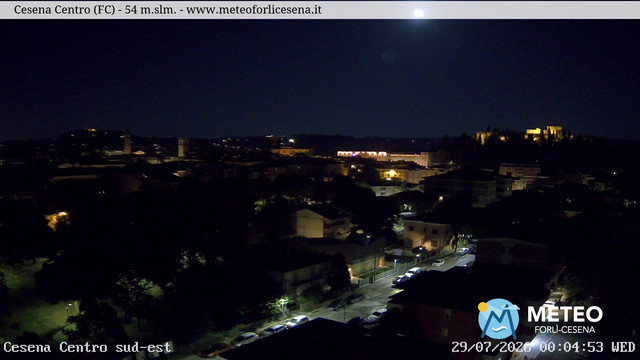 time-lapse frame, Cesena Centro webcam