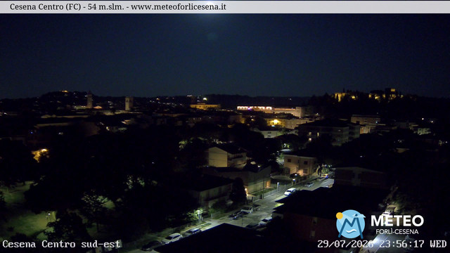 time-lapse frame, Cesena Centro webcam