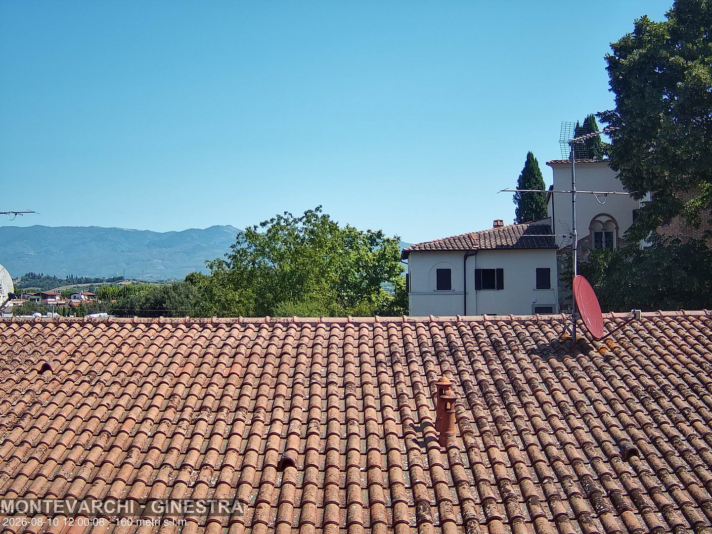 view from Montevarchi - AR - Località Ginestra on 2026-08-10