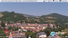 view from Rocca San Casciano on 2025-06-15