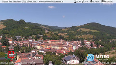 view from Rocca San Casciano on 2025-06-18
