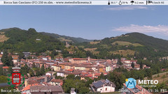 view from Rocca San Casciano on 2025-06-20