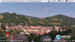 view from Rocca San Casciano on 2025-06-22