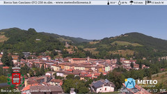 view from Rocca San Casciano on 2025-06-24