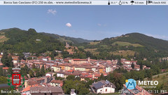 view from Rocca San Casciano on 2025-06-27