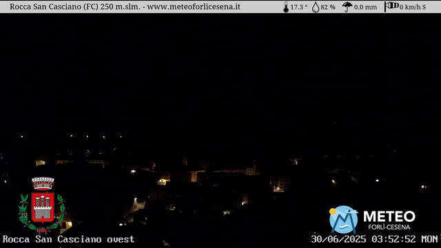 time-lapse frame, Rocca San Casciano webcam