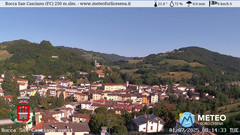 view from Rocca San Casciano on 2025-07-01
