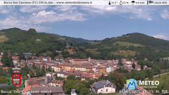 view from Rocca San Casciano on 2025-07-01