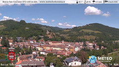 view from Rocca San Casciano on 2025-07-14