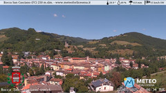 view from Rocca San Casciano on 2025-07-22