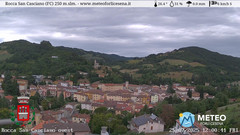 view from Rocca San Casciano on 2025-07-25