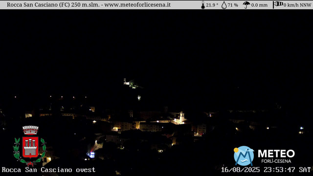 time-lapse frame, Rocca San Casciano webcam
