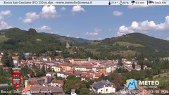 view from Rocca San Casciano on 2025-08-18