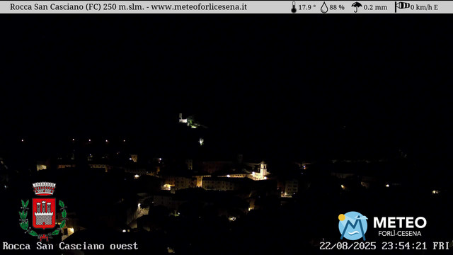 time-lapse frame, Rocca San Casciano webcam