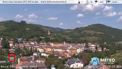 view from Rocca San Casciano on 2025-08-27