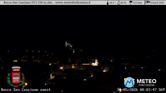 time-lapse frame, Rocca San Casciano webcam