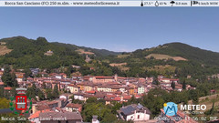 view from Rocca San Casciano on 2026-06-09