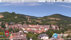 view from Rocca San Casciano on 2026-06-11