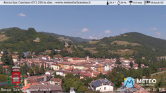 view from Rocca San Casciano on 2026-07-28