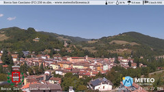 view from Rocca San Casciano on 2026-08-06