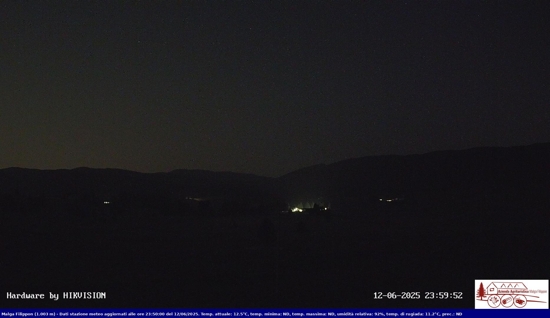 time-lapse frame, Pian Cansiglio - Agriturismo Malga Filippon webcam