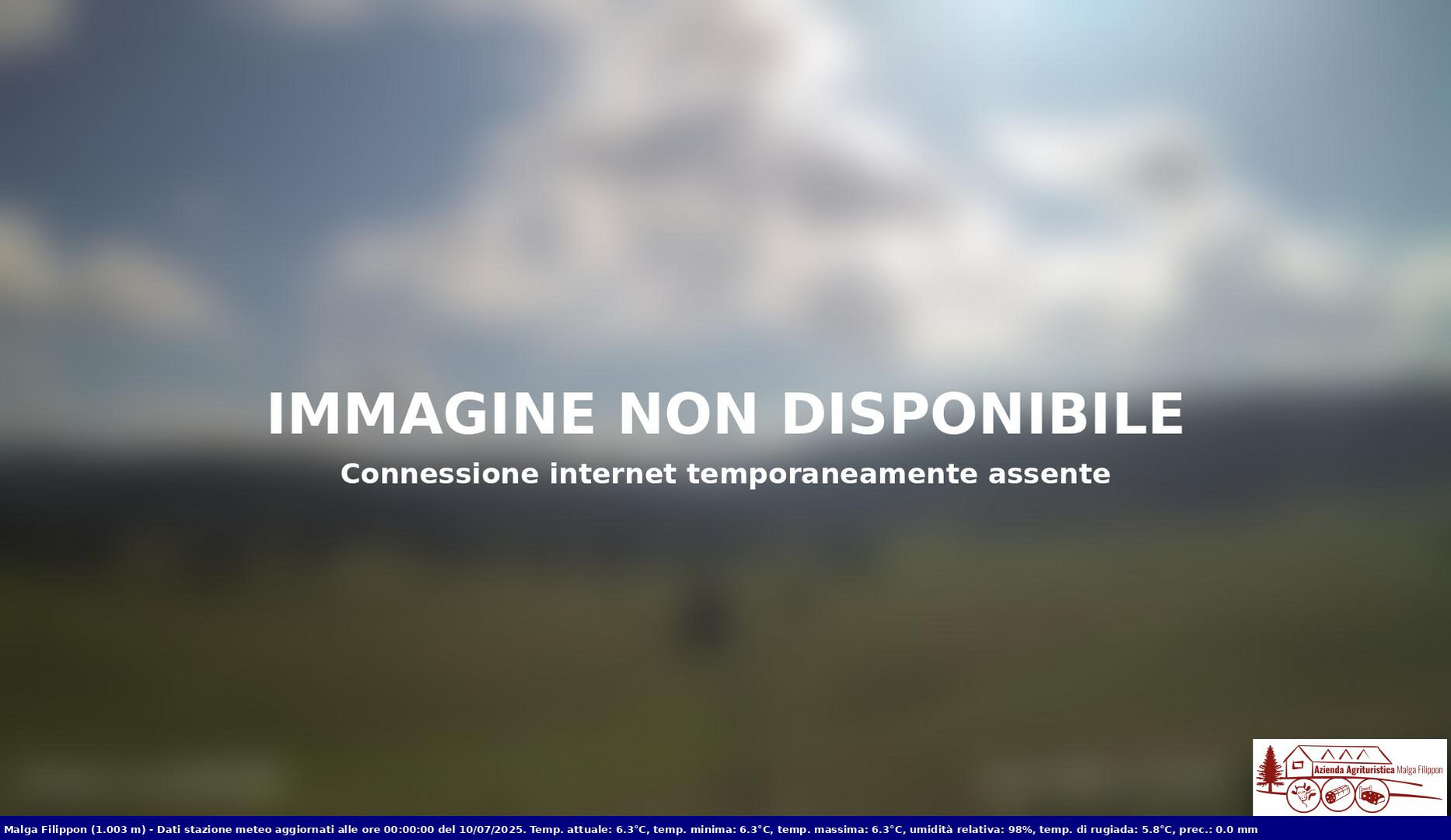 time-lapse frame, Pian Cansiglio - Agriturismo Malga Filippon webcam
