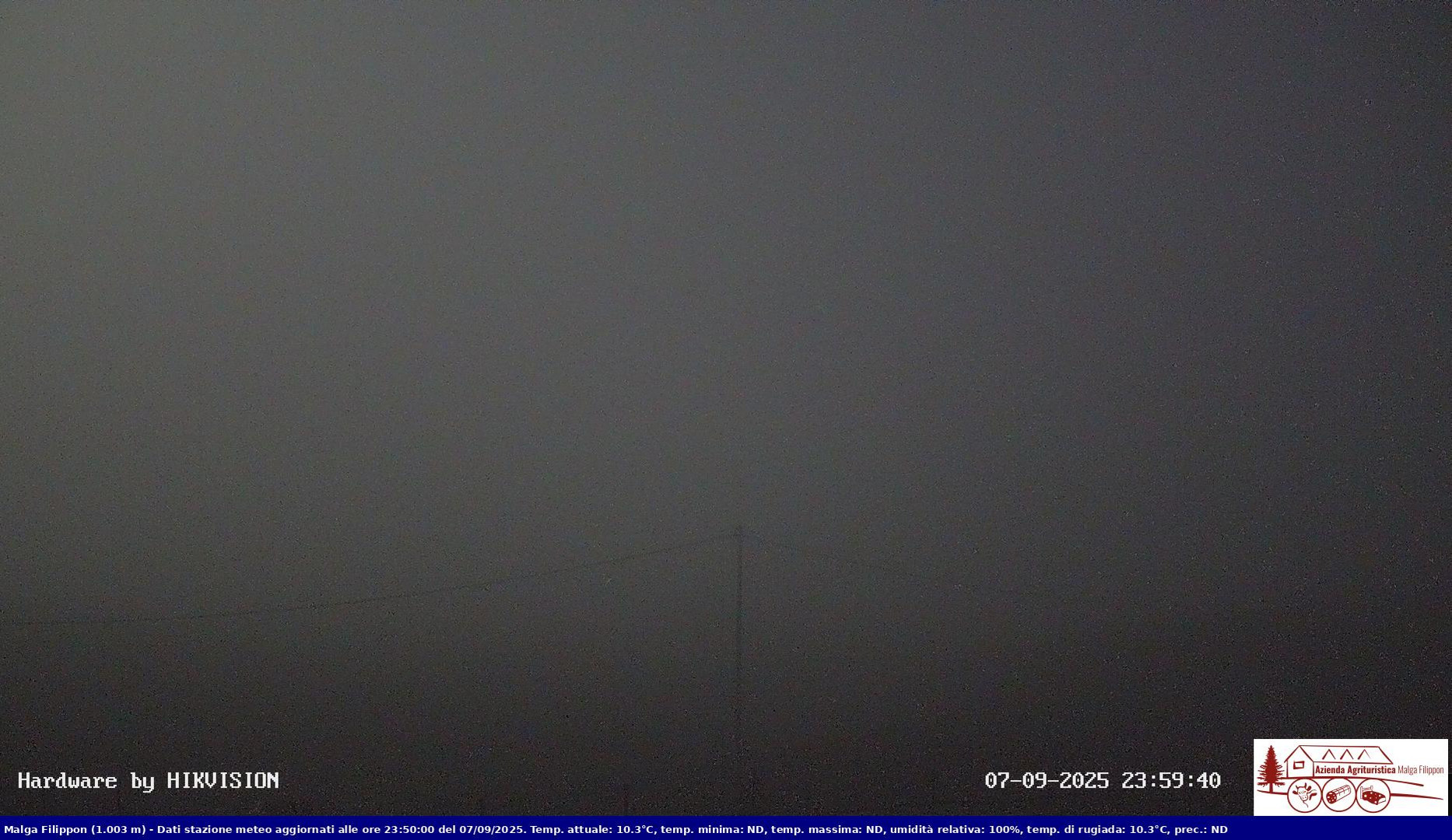 time-lapse frame, Pian Cansiglio - Agriturismo Malga Filippon webcam