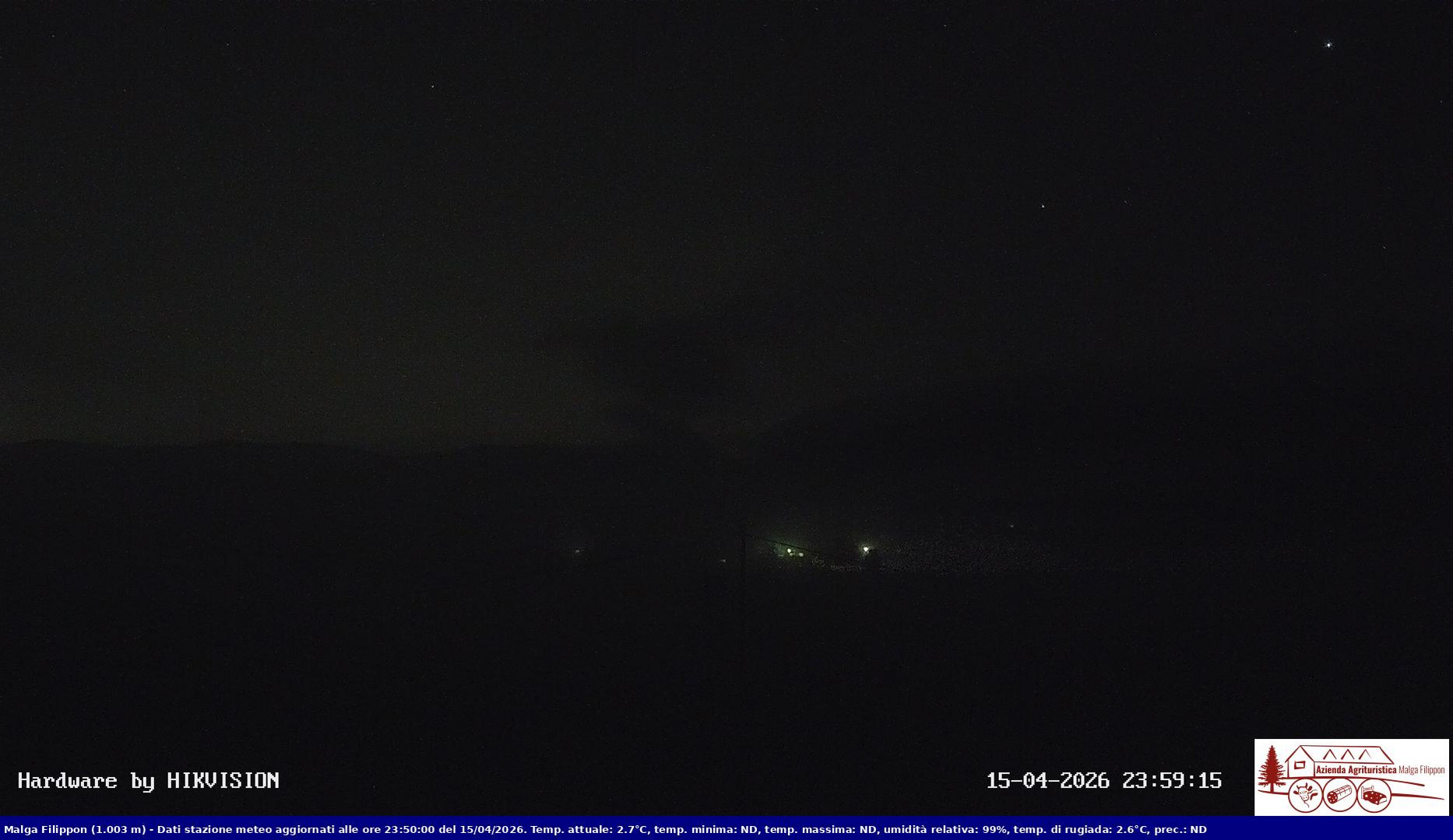 time-lapse frame, Pian Cansiglio - Agriturismo Malga Filippon webcam