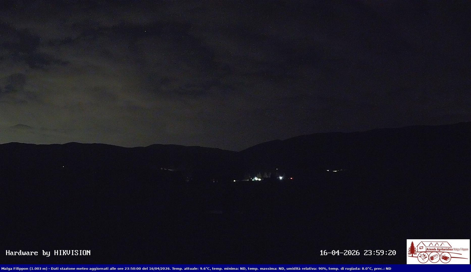 time-lapse frame, Pian Cansiglio - Agriturismo Malga Filippon webcam