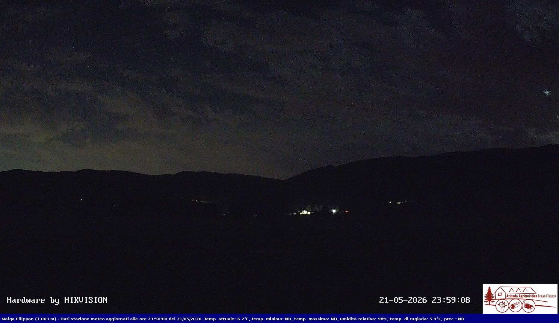 time-lapse frame, Pian Cansiglio - Agriturismo Malga Filippon webcam