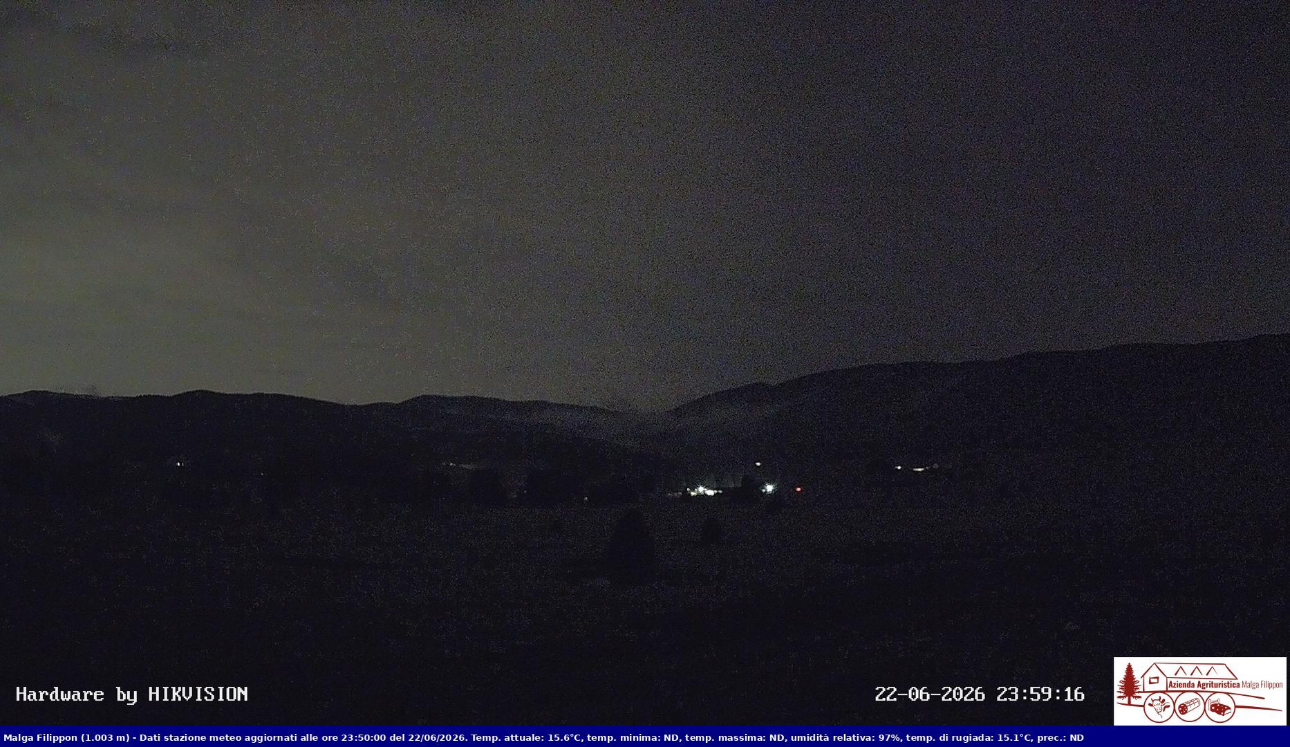 time-lapse frame, Pian Cansiglio - Agriturismo Malga Filippon webcam