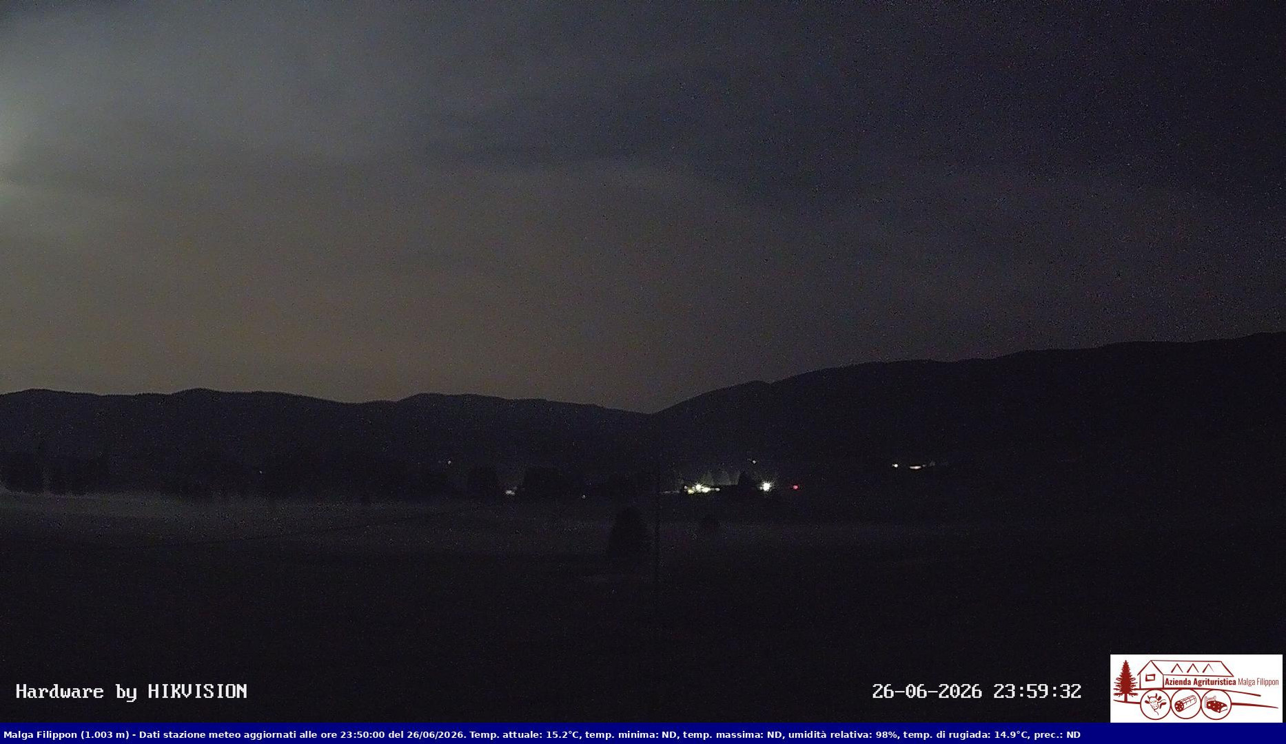 time-lapse frame, Pian Cansiglio - Agriturismo Malga Filippon webcam