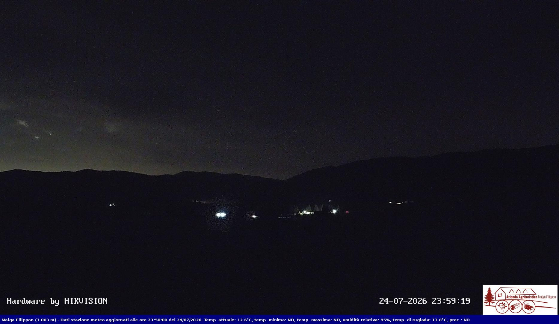 time-lapse frame, Pian Cansiglio - Agriturismo Malga Filippon webcam