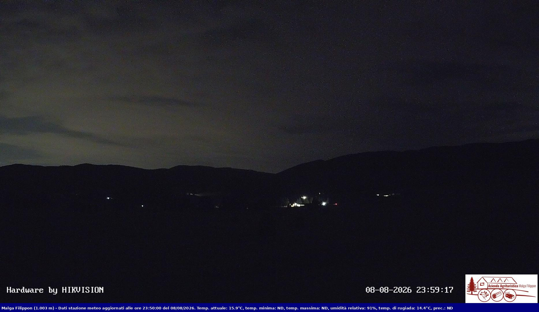 time-lapse frame, Pian Cansiglio - Agriturismo Malga Filippon webcam