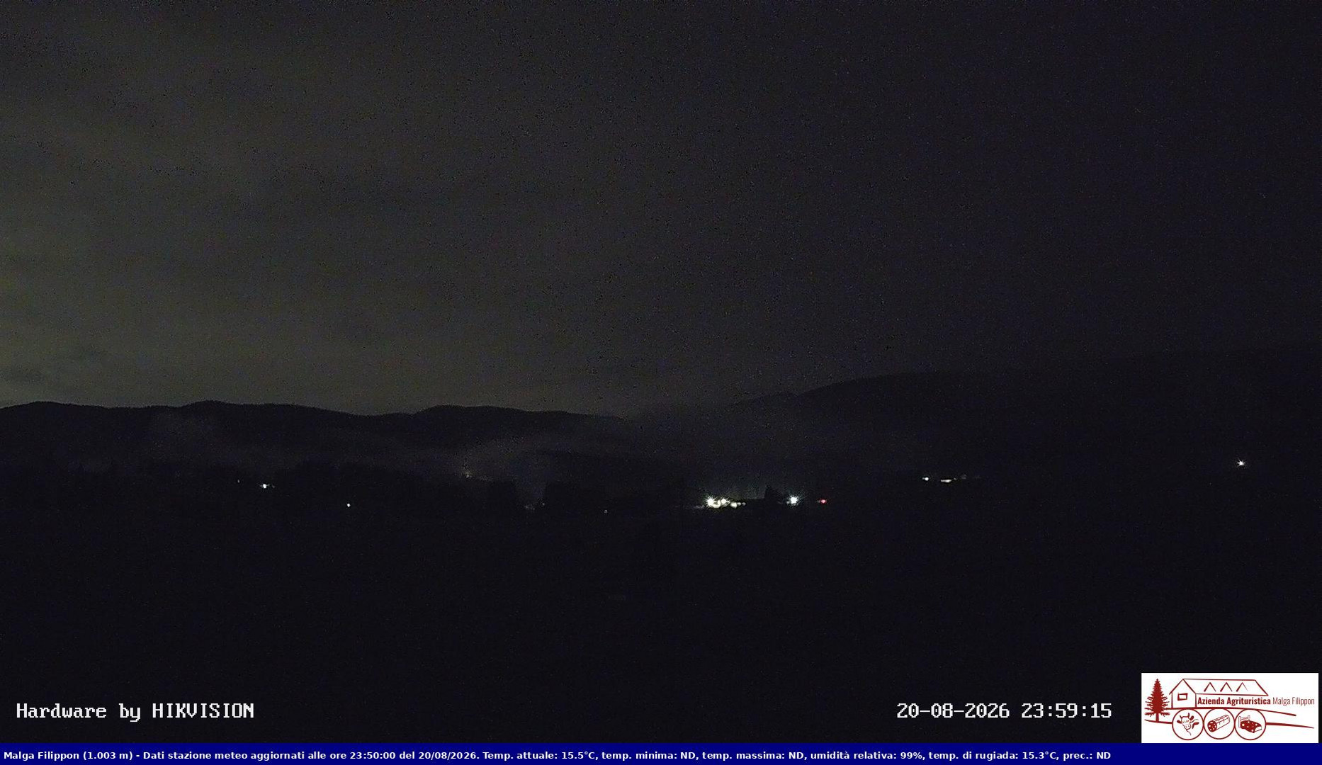 time-lapse frame, Pian Cansiglio - Agriturismo Malga Filippon webcam