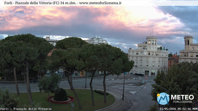 time-lapse frame, Forlì - Piazzale della Vittoria webcam