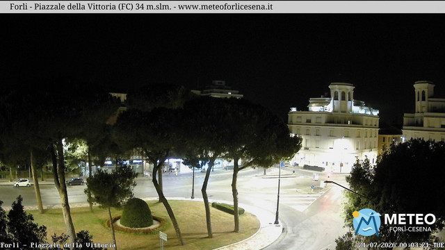 time-lapse frame, Forlì - Piazzale della Vittoria webcam