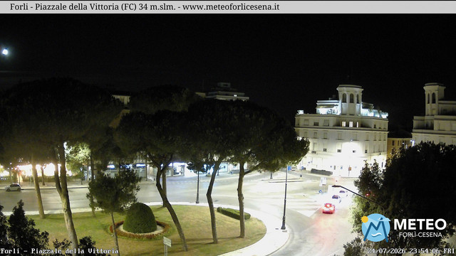 time-lapse frame, Forlì - Piazzale della Vittoria webcam