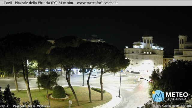 time-lapse frame, Forlì - Piazzale della Vittoria webcam