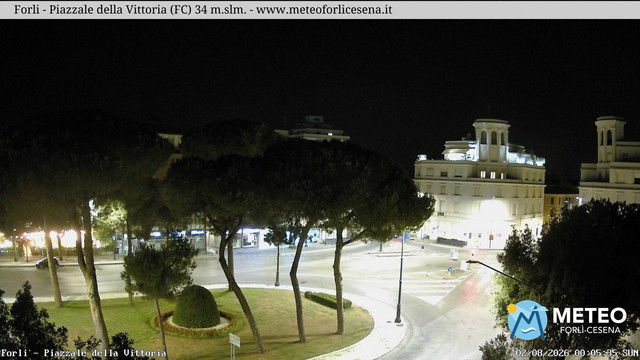 time-lapse frame, Forlì - Piazzale della Vittoria webcam