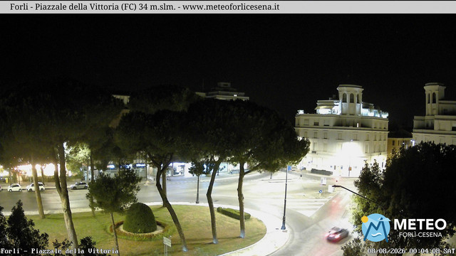 time-lapse frame, Forlì - Piazzale della Vittoria webcam