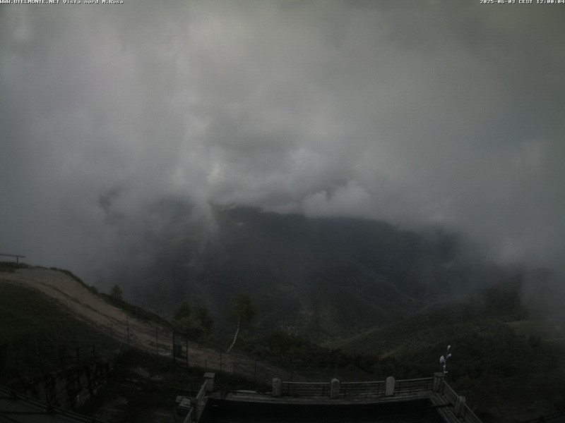 time-lapse frame, Bielmonte M. Marca vista M. Rosa e Valsessera webcam