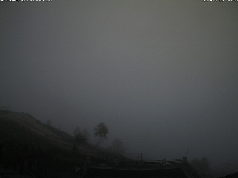 time-lapse frame, Bielmonte M. Marca vista M. Rosa e Valsessera webcam