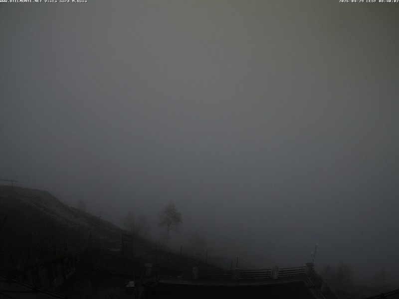 time-lapse frame, Bielmonte M. Marca vista M. Rosa e Valsessera webcam