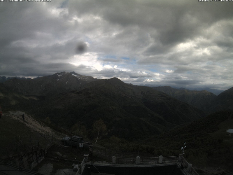 time-lapse frame, Bielmonte M. Marca vista M. Rosa e Valsessera webcam