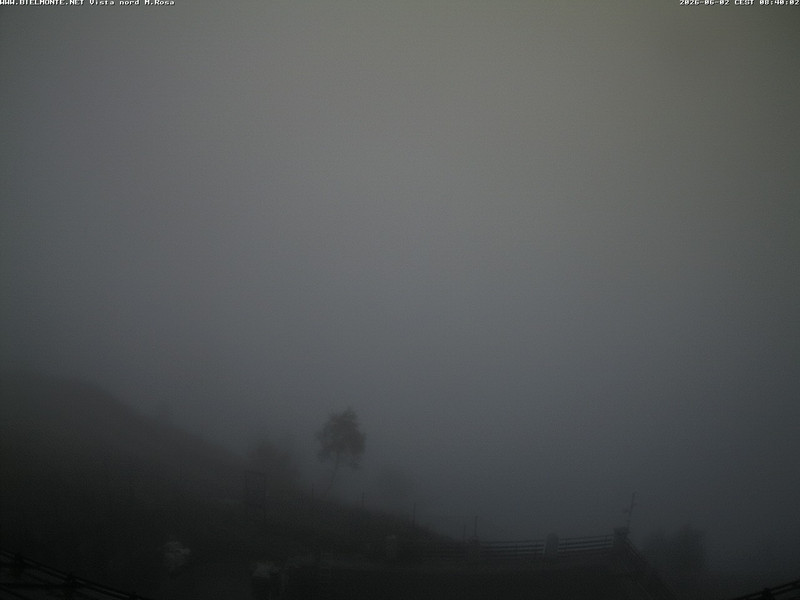 time-lapse frame, Bielmonte M. Marca vista M. Rosa e Valsessera webcam