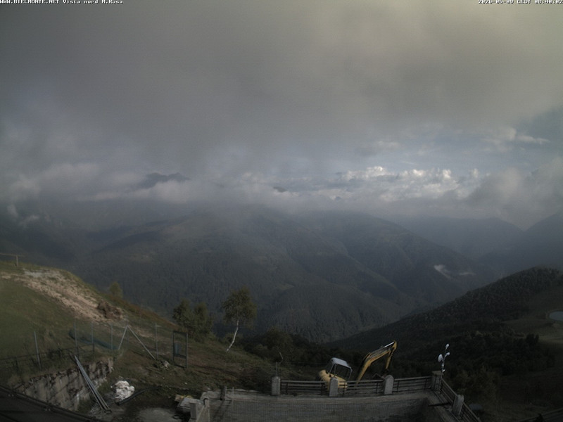time-lapse frame, Bielmonte M. Marca vista M. Rosa e Valsessera webcam