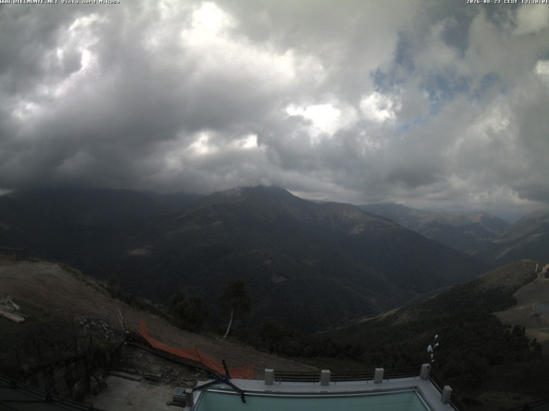view from Bielmonte M. Marca vista M. Rosa e Valsessera on 2026-08-23