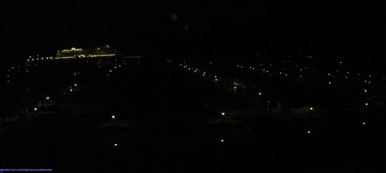 time-lapse frame, Seward Harbor webcam