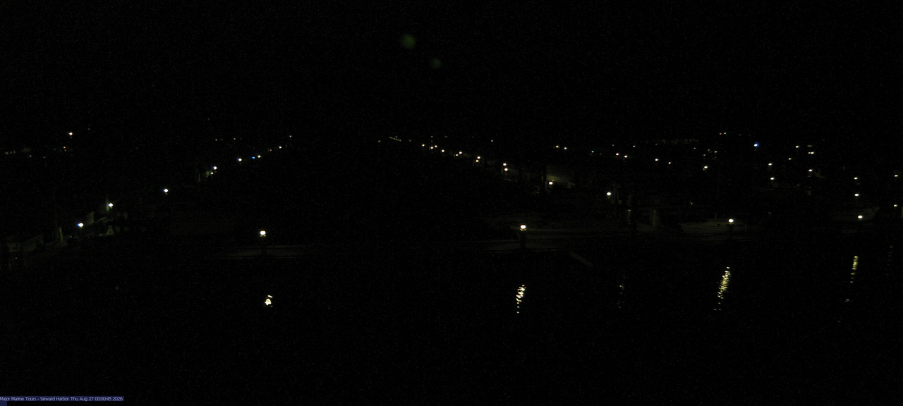 time-lapse frame, Seward Harbor webcam